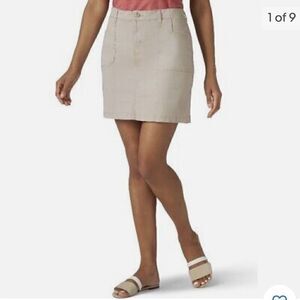 Lee Mid Rise Regular Fit Khaki Skort size 14